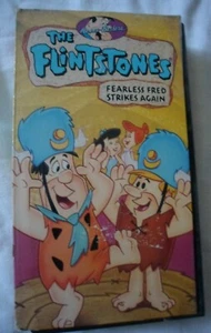 The Flintstones - Fearless Fred Strikes Again - VHS Video Tape Hanna Barbera - Picture 1 of 6