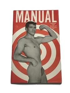 Manual February 1963 No. 37 Vintage Male Beefcake Magazine - Picture 1 of 4