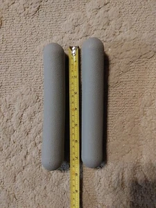 Crutch Pads Soft Replacement Gray Cushion Tops for Underarm Crutches 1 Pair - Picture 1 of 10