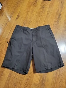 Columbia Sportswear Canvas Shorts Men's 36 Gray Zip Pocket Fishing Hiking - Picture 1 of 9