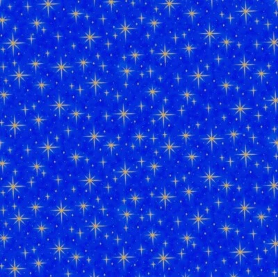 绗缝宝藏 - 国王诞生 - 星星 - 皇家,织物 BTY — 第 1/4 张图片