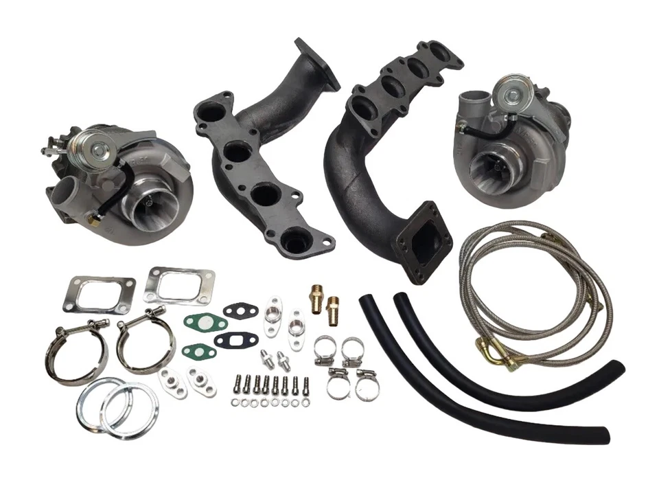 FOR Coyote Ford Mustang 2011+ 5.0 Twin Turbo Charger Kit T3T4 Internal Wastegate - Image 1 of 1