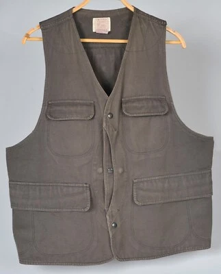 Smith & Hawkin Cotton Canvas Vest Men's Large Hunting Work Wear Outdoors Fishing - Image 1 of 4