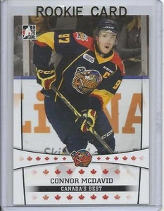 2014-15 ITG Connor McDavid In The Game Leaf Canada's Best Pre Rookie Card RC #11 - Picture 1 of 2