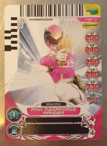 2012 Power Rangers TCG Pink Megaforce Ranger Card #1-037 - Picture 1 of 2