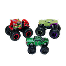 Lot of 3 Monster Truck Car Toys: Hot Wheels Maisto TMNT Raph Hulk Ford Raptor