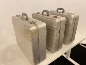 3 Vintage Suitcase - Zero Halliburton - Metal - Large - Picture 1 of 7