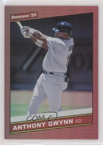 2020 Donruss Retro 1986 Variations Holo Pink Tony Gwynn (Name Variation) HOF