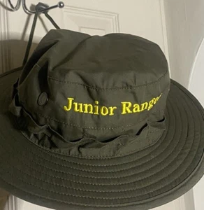 Junior Ranger Wild Wild West Bucket Safari Hat Boys Green Kids Size XL NWT - Picture 1 of 5