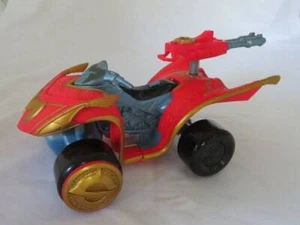 POWER RANGERS Bandai Fury Solar Tracker VEHICLE Toy Mystic Force Red Lights Up - Picture 1 of 5