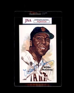 Willie McCovey JSA Coa Signed Perez Steele Autograph - Picture 1 of 1