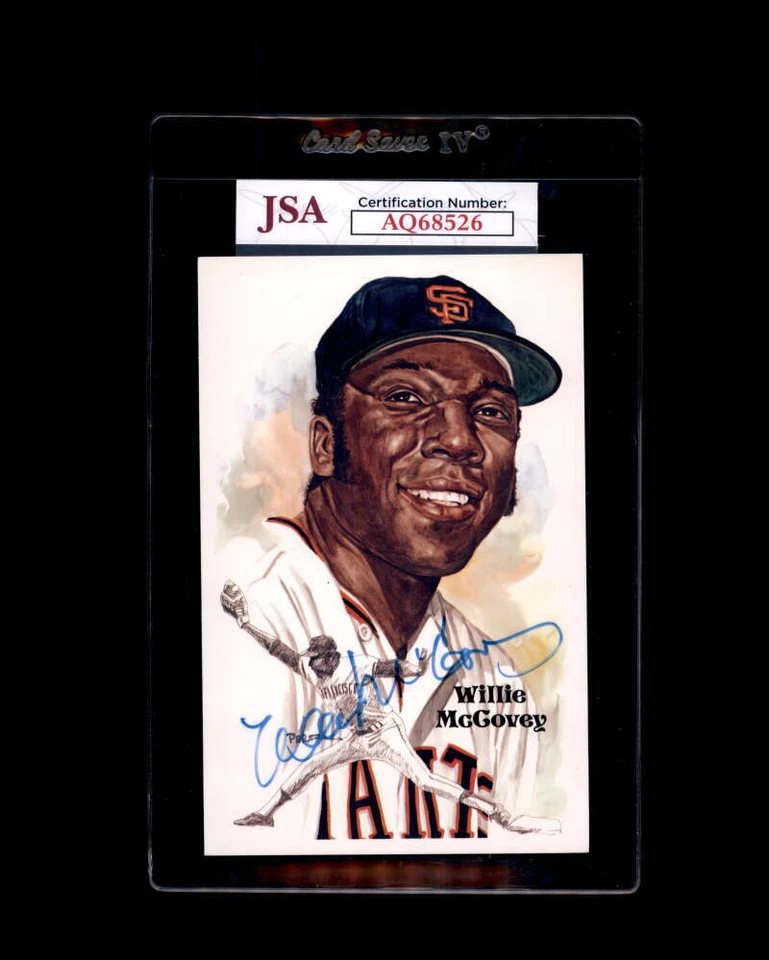 Willie McCovey JSA Coa Signed Perez Steele Autograph - Image 1 of 1
