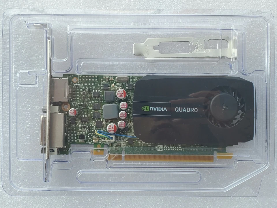 NVIDIA Quadro 600 1GB DDR3 PCI-E 2.0 X 16 Video Card DVI DisplayPort - Image 1 of 4