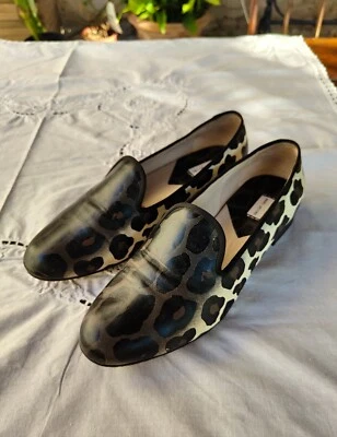 Marc Jacobs Leather Loafers Ballet Pumps Shoes Mocassino Maculato Pelle EU 37,5 - Immagine 1 di 4