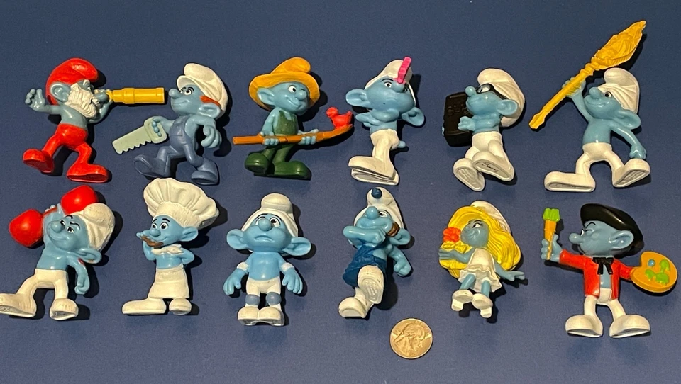 The Smurfs 2011 McDonald's Happy Meal Toys NEW or USED Peyo - Image 1 of 4