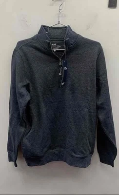 NWT Charles River Apparel Crosswind Quarter Zip Sweatshirt Unisex Navy XXS - Image 1 of 4