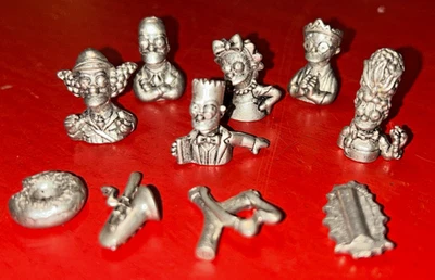 The Simpsons Monopoly 10 Game Pieces - Image 1 of 3