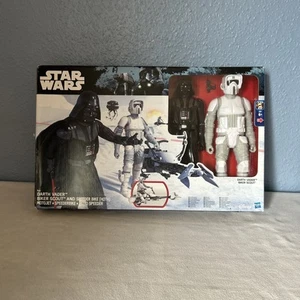 Star Wars Darth Biker Scout Hasbro NUOVO personaggi Vader Hoth Speeder bici 12" nuovo con scatola - Foto 1 di 10