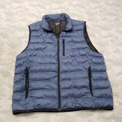 32 Degrees Puffer Vest Mens XL Blue Full Zip Pockets Ourdoors - Image 1 of 4