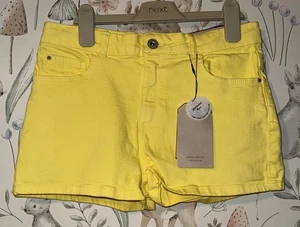 Mädchen 13-14 Jahre - Zara gelbe Jeansshorts neu mit Etikett - Bild 1 von 2
