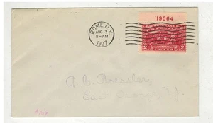 1927 FDC 644 BATTLE OF SARATOGA BURGOYNE ROME NY PLATE # SINGLE ROESSLER - Picture 1 of 1