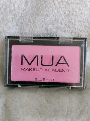 MUA Makeup Acadamy Blusher SOMBRA 1 pó prensado rosa 2,4 g lacrado NOVO raro - Imagem 1 de 3