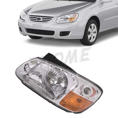 Headlight Assembly For 2007-09 Kia Spectra With Halogen Bulb Left Driver Side - Image 1 of 4