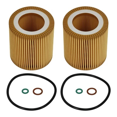 Oil Filter Kit for BMW 320i 328i 335i xDrive 2007-2017 11427566327 2Pack - Image 1 of 4