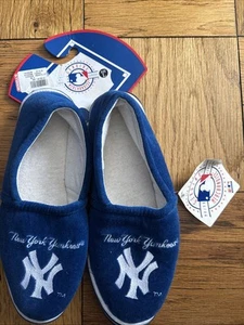 Zapatillas de felpa suaves vintage Model’s New York Yankees para hombre talla 10-11 grandes nuevas con etiquetas - Imagen 1 de 4