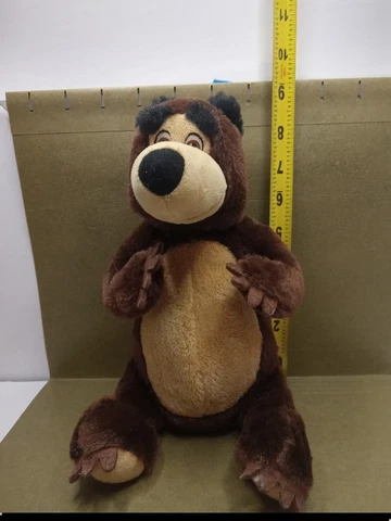 Netflix Masha and The Bear 9" BEAR PLUSH / Stuffed Animal | 2016 Spin Master Cover
