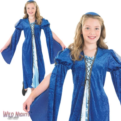 Girls Medieval Merchants Daughter Costume - Image 1 of 2