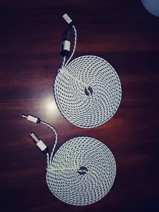 2PACK 3ft Braided Fast Charge Micro USB Cable Sync Cord Quick Rapid Charger BLK - Picture 1 of 1