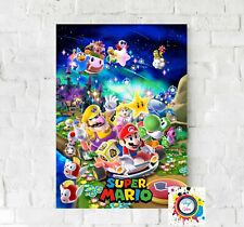 Super Mario Poster A3 Gaming Art