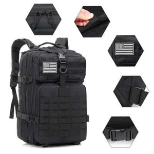 Mochila táctica 30/45L - Bolsa Molle de asalto al aire libre para senderismo, viajes, supervivencia - Imagen 1 de 16