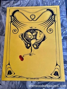 WILFRED SATTY IN- CARNATION 1967 Hippie LARGE POSTER OCCULT ARTIST - Picture 1 of 7