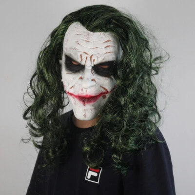 Deluxe Pennywise Joker Cosplay it chapter 2 Clown Latex Mask Halloween Party Cos - Image 1 of 4