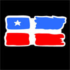 PUERTO RICO CAR DECAL STICKER  LARES  FLAG  #22
