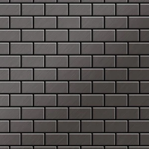 Mosaico azulejo macizo metal titanio cepillado gris oscuro 1,6 mm fuerte House-Ti-SB - Imagen 1 de 2
