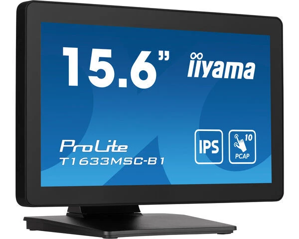 TFT-Touch  15,6"/39,5cm iiyama ProLite T1633MSC-B1 *schwarz* 16:9 - Bild 1 von 1