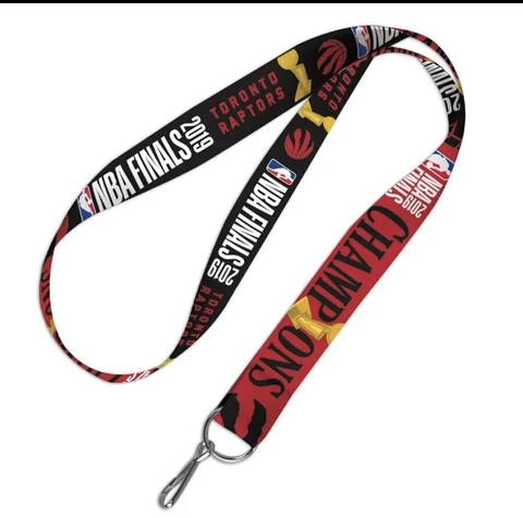 Toronto Raptors NBA Finals 2019 Champions Two-Tone Lanyard Key chain by Aminco Cover