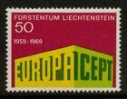 LIECHTENSTEIN SG499 1969 EUROPE NEUF