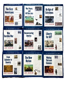 A History of US Books Lot 9 - Vol 1-9 Joy Hakim 3rd Ed Oxford Press Homeschool - Bild 1 von 12