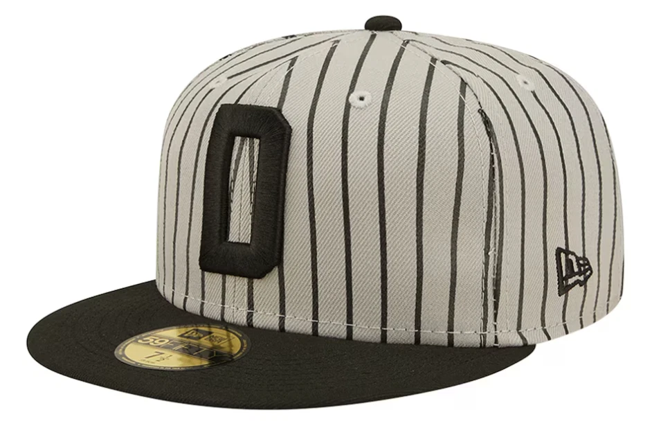Men's Frisco RoughRiders New Era Gray/Black Theme Night 59FIFTY Fitted Hat Cap - Image 1 of 4