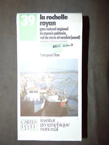 Carte IGN verte 39 la rochelle royan 1989 - Imagen 1 de 1