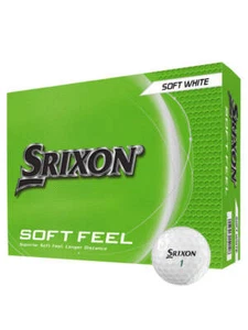 Srixon Soft Feel 2025 Golf Balls - White - Picture 1 of 3