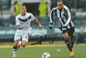 NOTTS COUNTY: YOANN ARQUIN SIGNED 6x4 ACTION PHOTO+COA - Picture 1 of 1