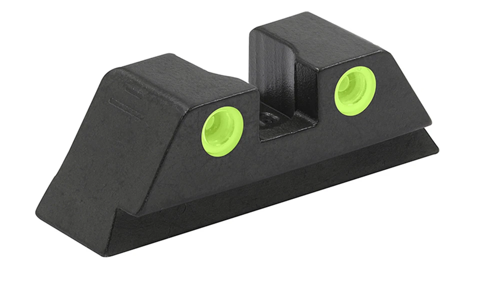 Фиксированный самосветящийся задний ночной прицел MEPROLIGHT для Glock 10 мм/45ACP — зеленый - Изображение 1 из 1