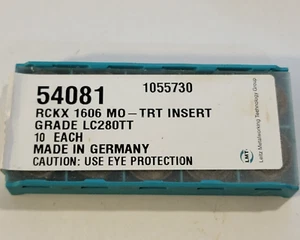 RCKX 1606 M0 LC280TT LMT *** 10 INSERTS *** FACTORY PACK *** - Picture 1 of 1