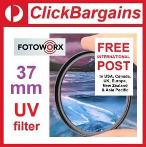 FOTOWORX 37mm UV camera lens filter 37 mm ultraviolet protector Canon Nikon Sony - Bild 1 von 10