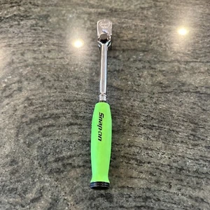 Snap On fhc72mprg 3/8” drive multi position ratchet soft grip handle green - Picture 1 of 6